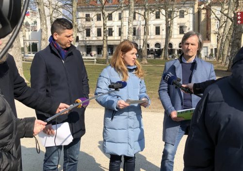 Klemen Belhar, Urša Zgojznik in Uroš Macerl